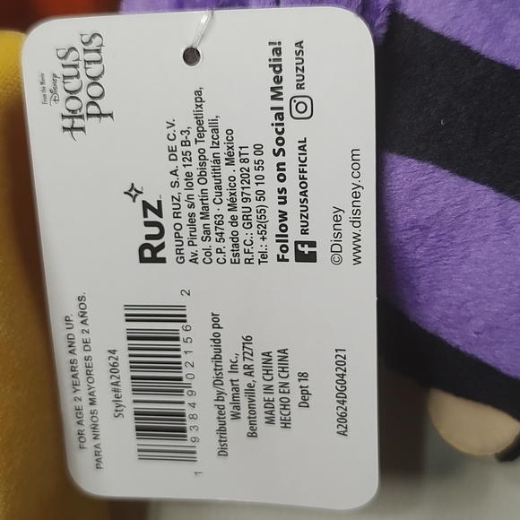 Hocus Pocus Sanderson Sisters Plush Clips - Picture 6 of 6